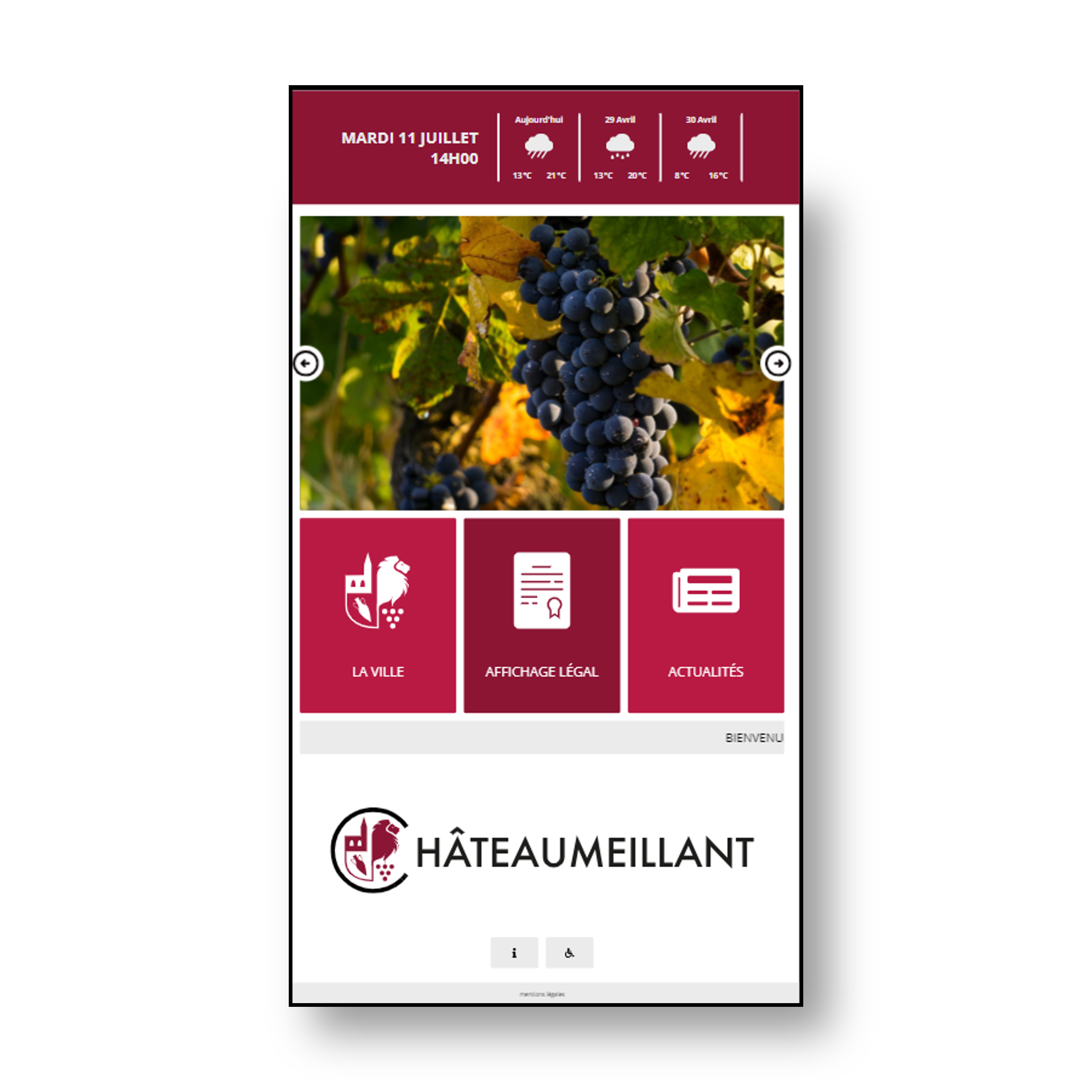 App Affichage Numerique 1 tr