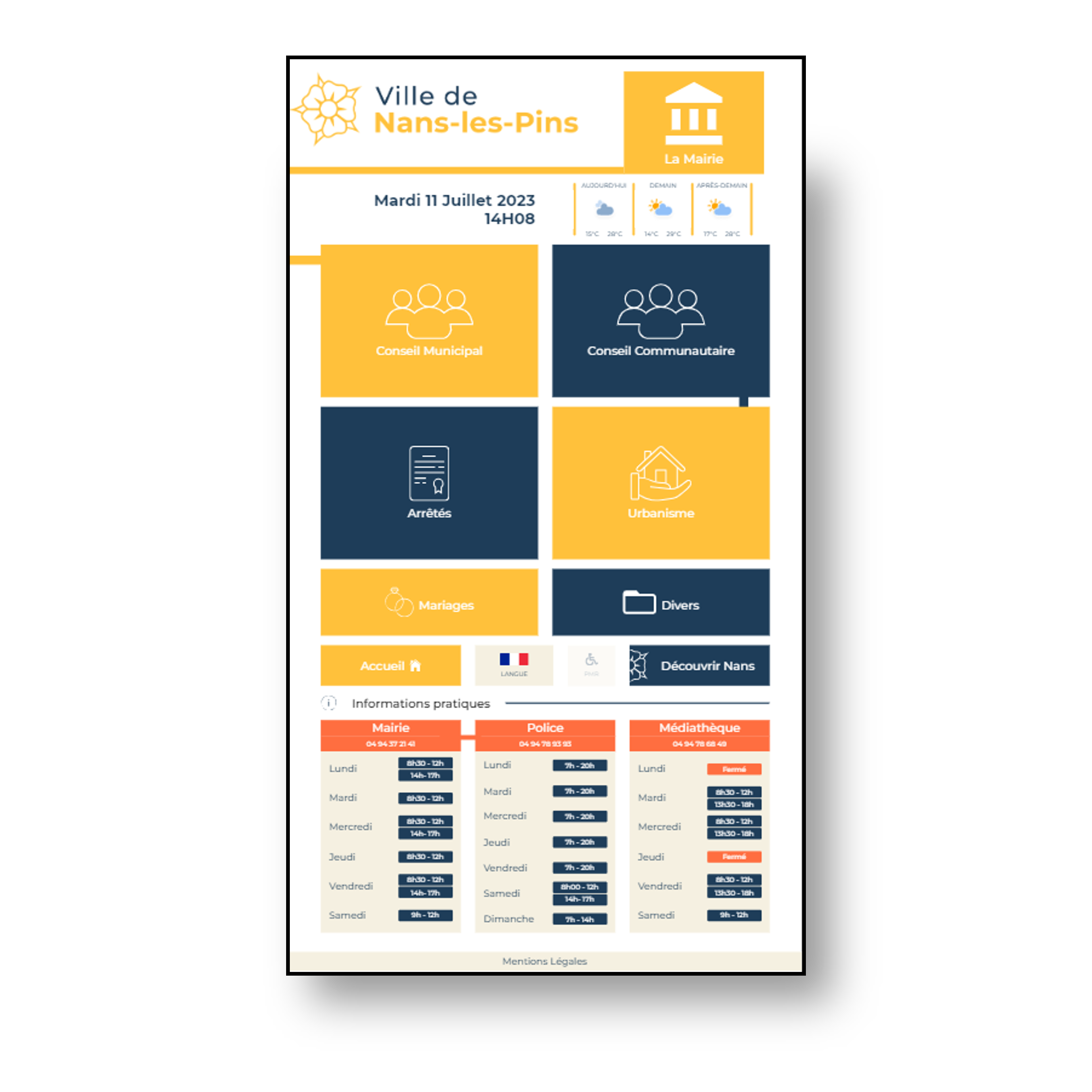 App Affichage Numerique 4 tr