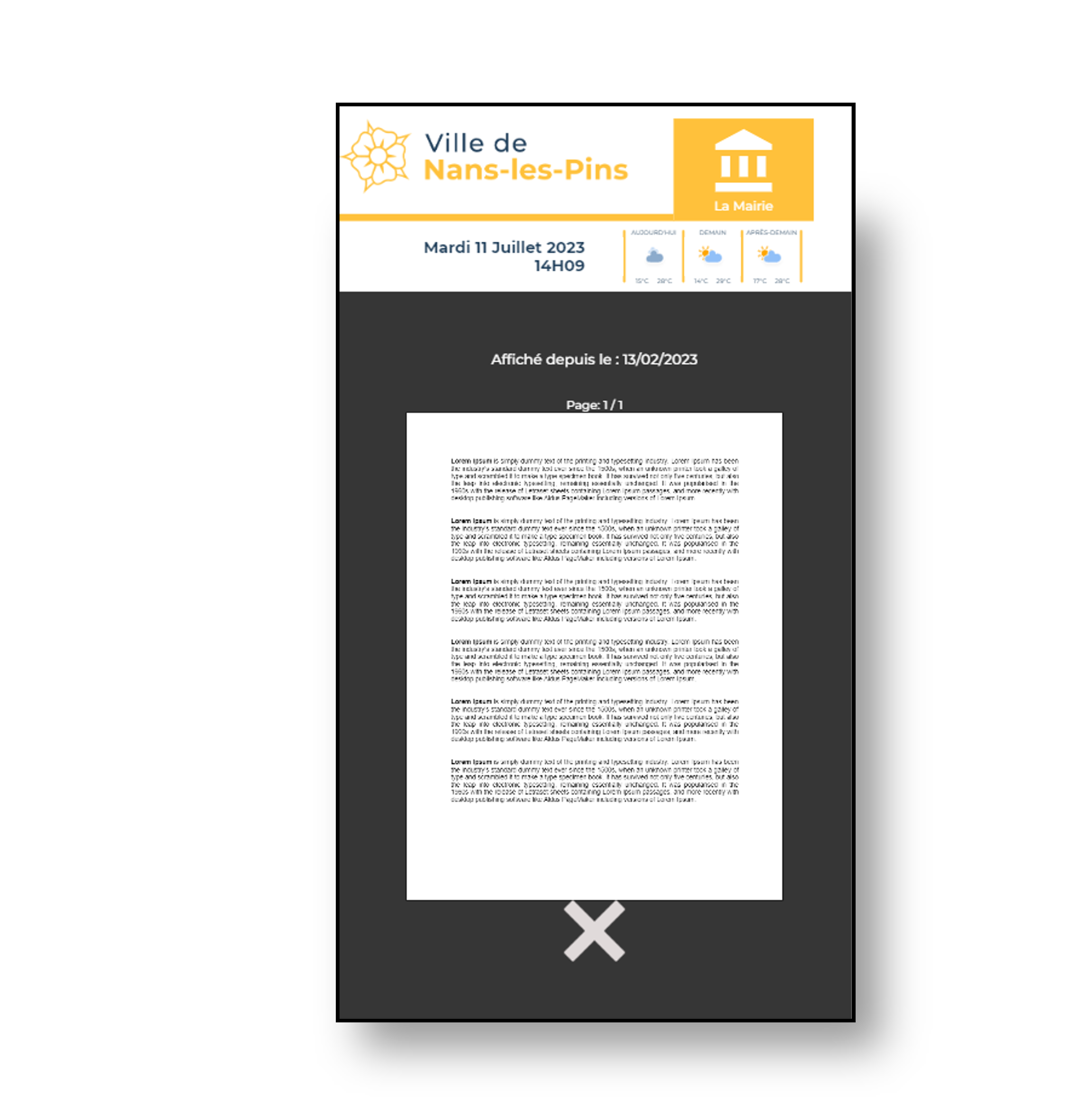 App Affichage Numerique 6 tr