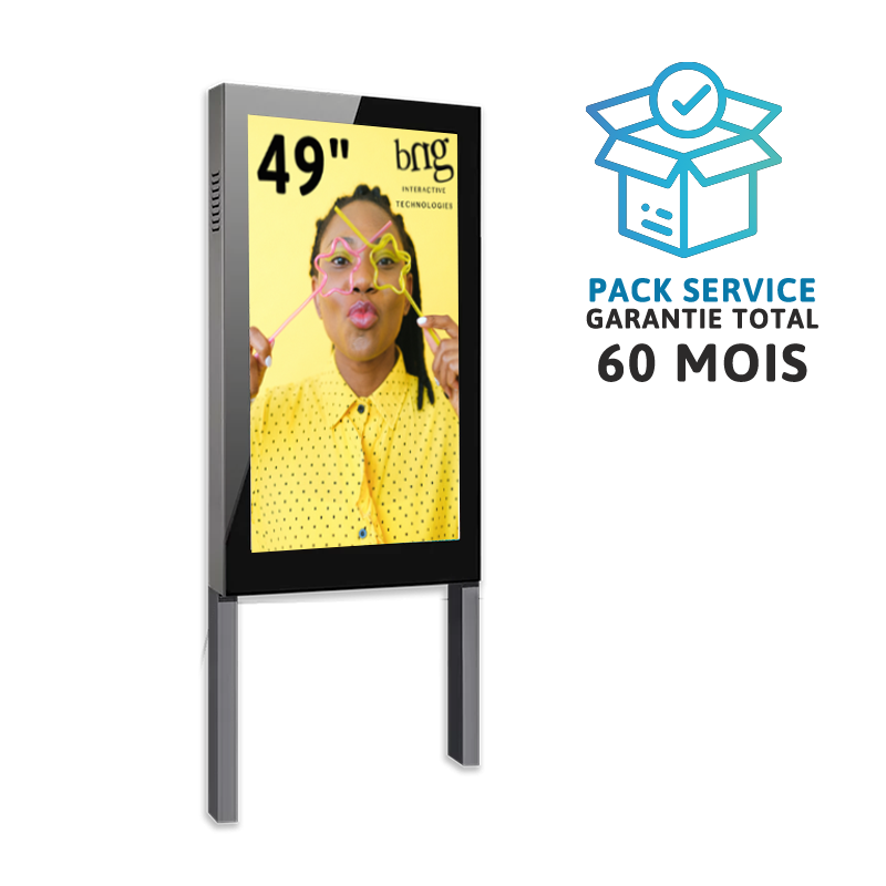 Ecran sur pieds 49 pouces services
