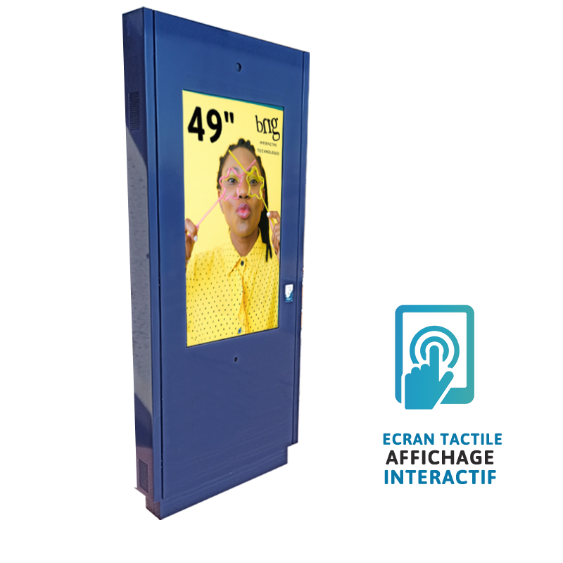 Totem simple TACTILE 49 pouces