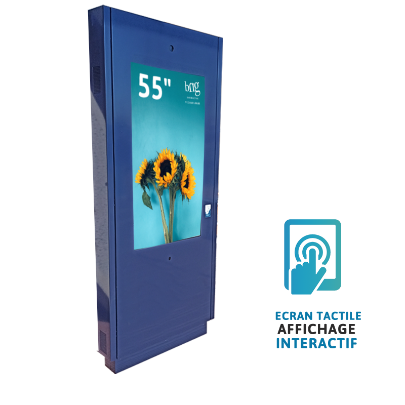 Totem simple TACTILE 55 pouces