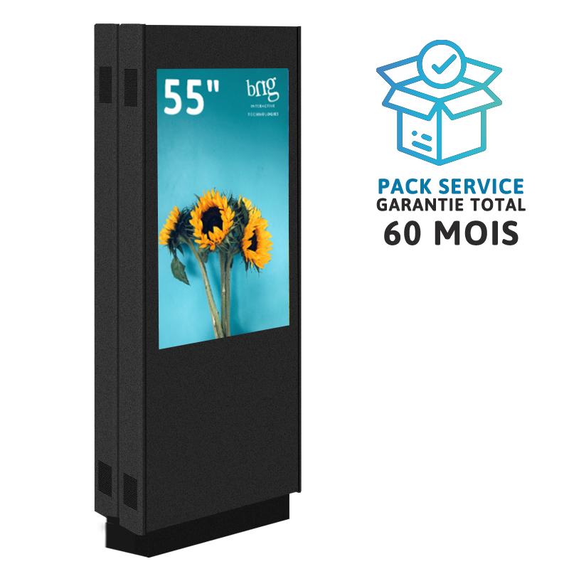 totem double 55 pouces dynamique service