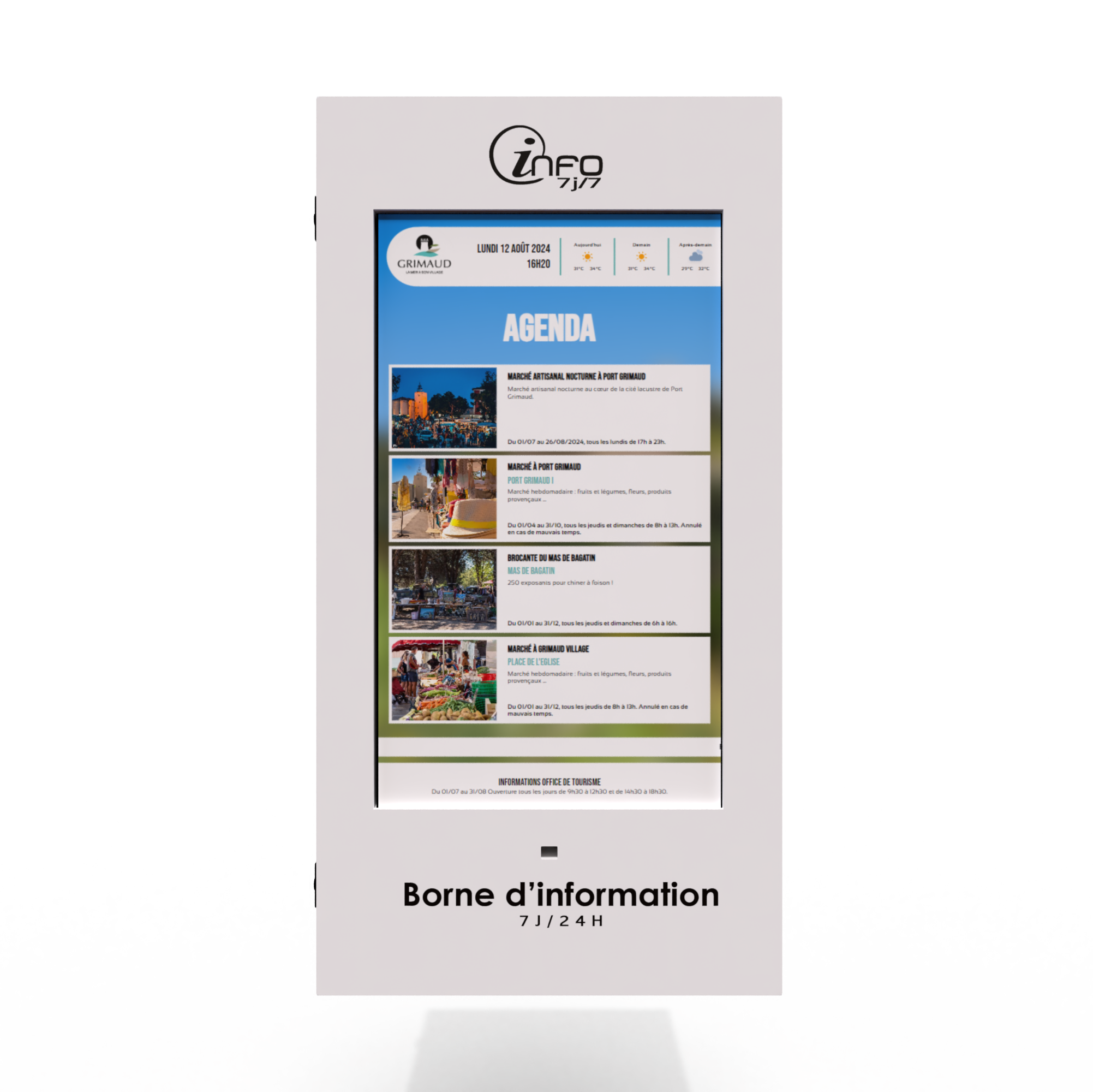 Box mural Outdoor Dynamique 49 pouces