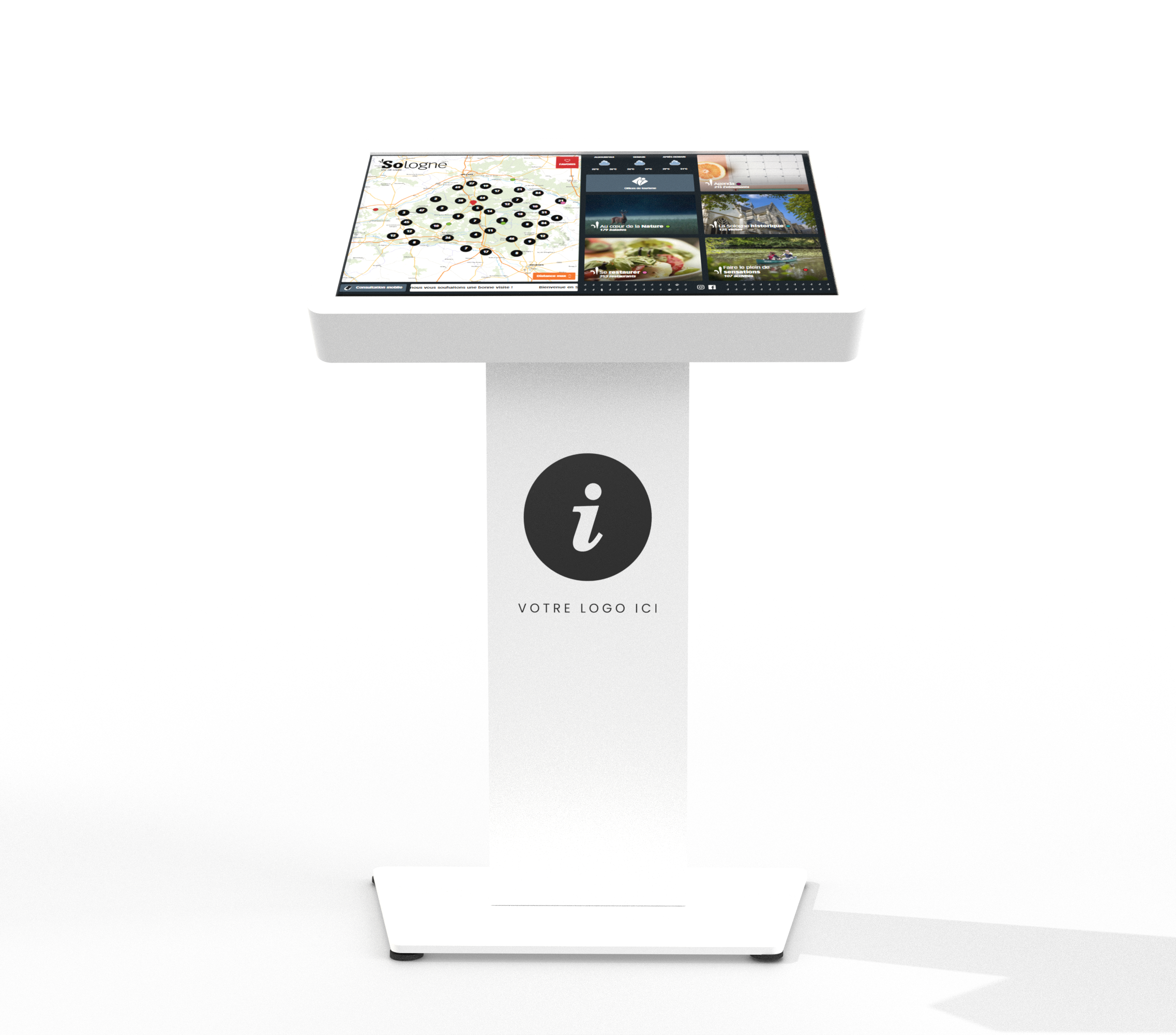 Pupitre interactif 32 pouces – Format Paysage