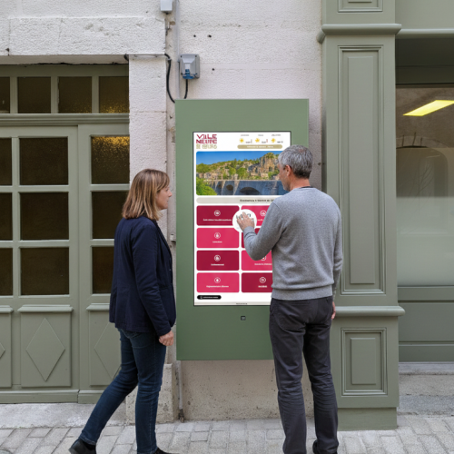ecran avec personnes